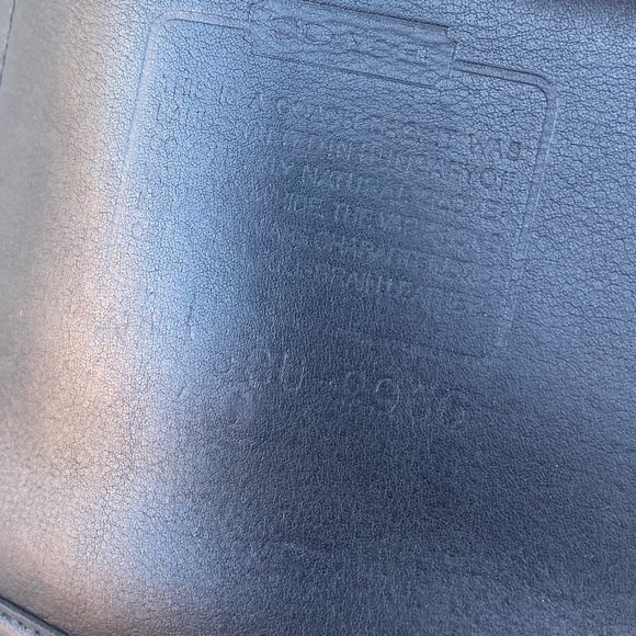 Coach 9966 Vintage JANICE LEGACY Black Glove Leather Crossbody Shoulder Bag USA - Picture 7 of 15